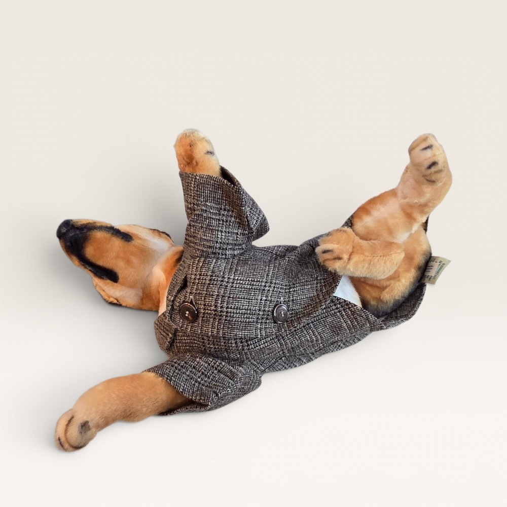 Plaid Dog Blazer Brown Grey Two‎ Button Pet Jacket Small - Picture 6 of 10